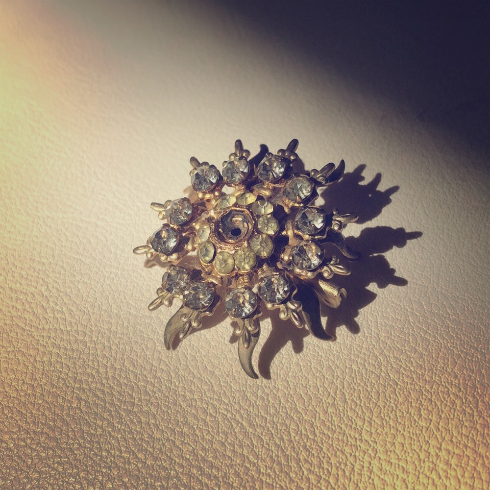 Gorge Antique Gold & Diamond Brooch